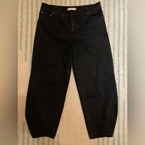 Tibi Washed Black Jeans